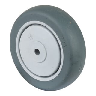 BS Rollen Gummirad blaugrau
