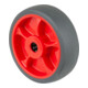 BS Rollen Gummirad B44, Durchmesser 100, F003 grau, Achs, Durchmesser 12, 100kg-1