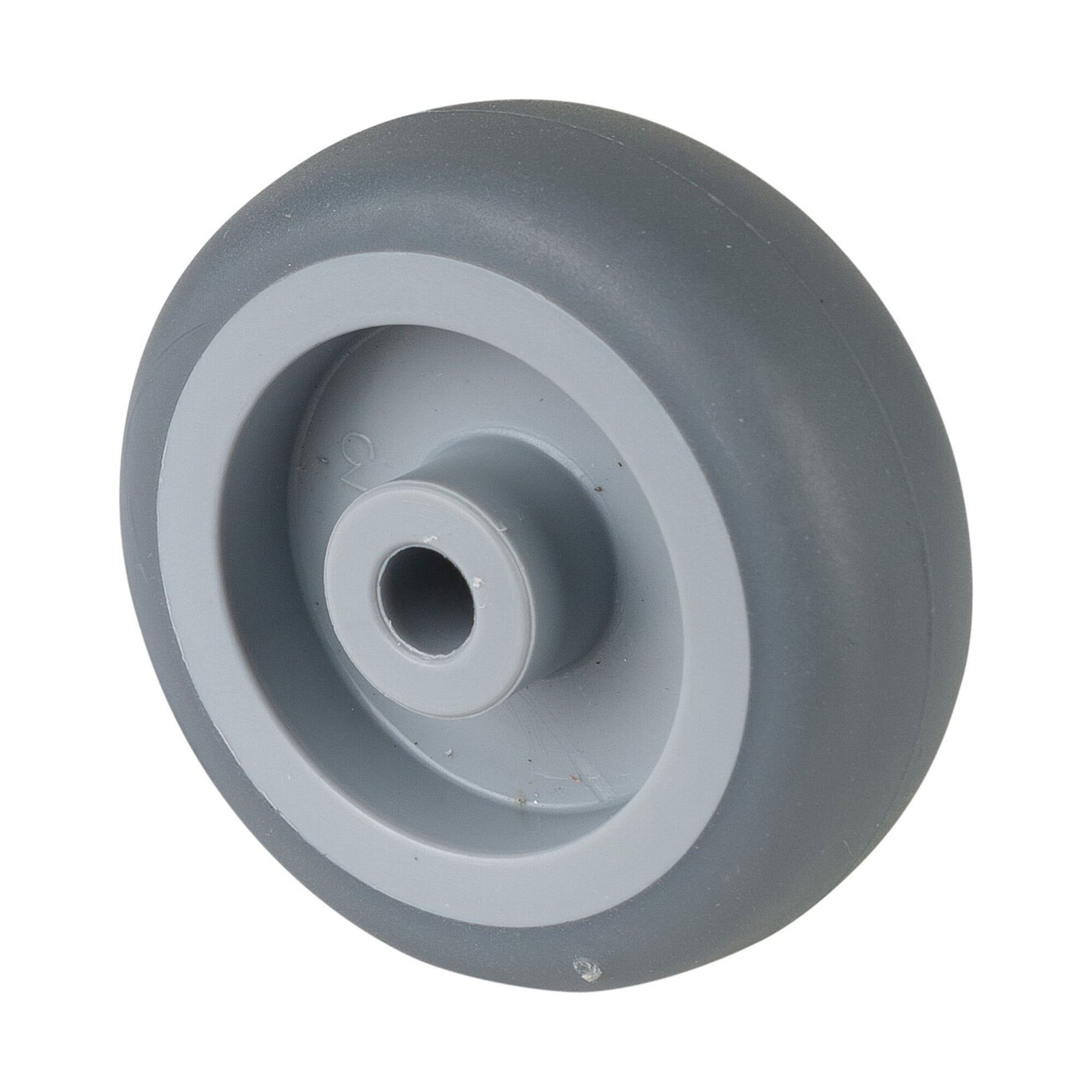 BS Rollen Gummirad, Durchmesser 50, A80 grau, Achs, Durchmesser 6 50kg