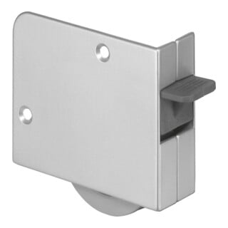 BS Rollen Kastenrolle G92, Ø 50mm mit Feststeller zum Anschrauben TPR, Grau