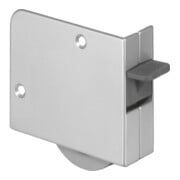 BS Rollen Kastenrolle G92, Ø 50mm mit Feststeller zum Anschrauben TPR, Grau