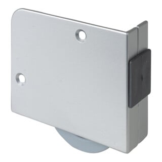 BS Rollen Kastenrolle G93, Ø 50mm ohne Feststeller zum Anschrauben TPR, grau
