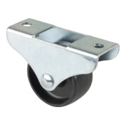 BS Rollen Kastenrolle o.Feststeller, Rad, Durchmesser 40mm E50, mit Platte Kunststoff