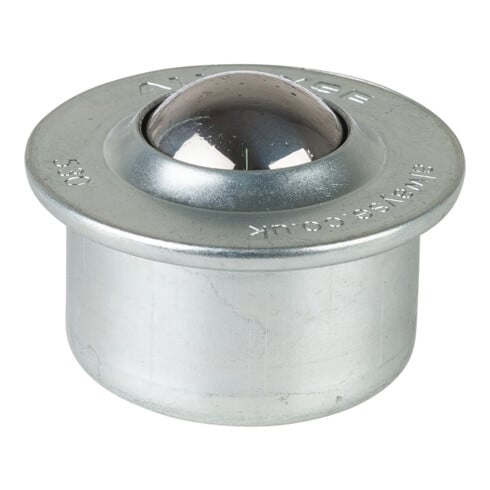 BS Rollen Kugelrolle D.45mm Stahlkugel STA verz.