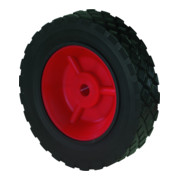 BS Rollen Kunststoffscheibenrad A75 Rad Ø 146 schwarz Achs Ø 12, 35kg
