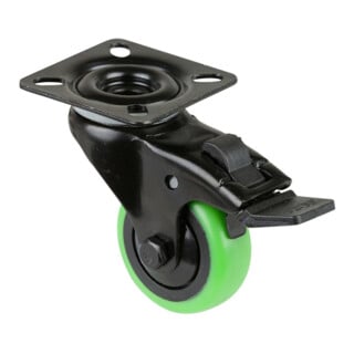BS Rollen Lenkrolle A820.A85.04 mit Totalfeststeller Ø 50mm 50kg TPR schwarz