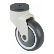 BS Rollen Lenkrolle C101.A82 mit Rückenloch, Ø 100 B 32mm, 110kg Gummi