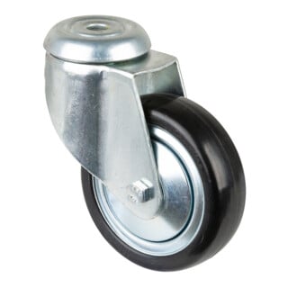 BS Rollen Lenkrolle C101.A89 Ø 100mm B 32mm 80kg Gummi