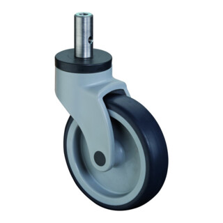 BS Rollen Lenkrolle C102.A81 Ø 100mm B 32mm 110kg Gummi