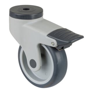 BS Rollen Lenkrolle C121.A81 Ø 100mm B 32mm Gummi 110kg