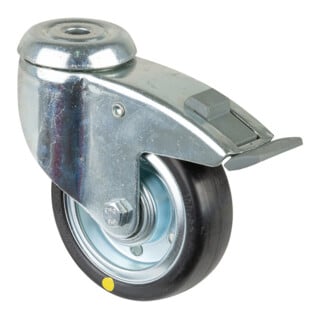 BS Rollen Lenkrolle C121.A89 Ø 100mm B 32mm 80kg Gummi