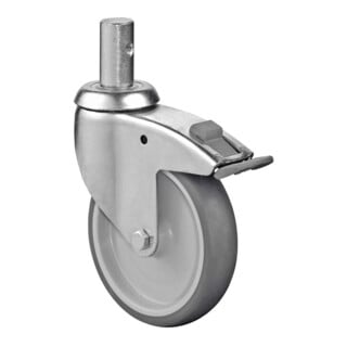 BS Rollen Lenkrolle C122.A80 Ø 125mm B 31mm 100kg Gummi