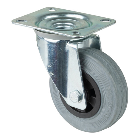BS Rollen Lenkrolle, Durchmesser 100mm L400.B46 70kg, Stahl verzinkt