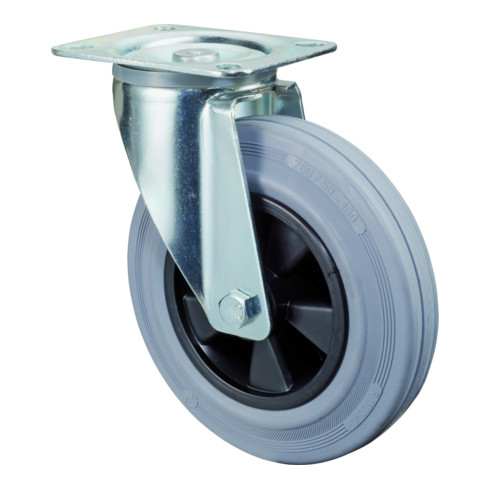 BS Rollen Lenkrolle, Durchmesser 200mm L400.B46 205kg, Stahl verzinkt