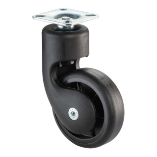 BS Rollen Lenkrolle F324 Rad Ø 75mm TPR schwarz ohne Feststeller