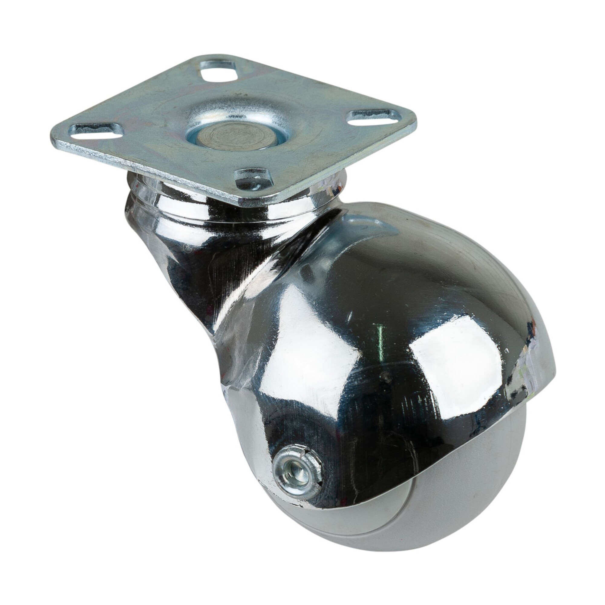 BS Rollen Lenkrolle F60 mit Platte, Ø 50 B 50mm, 30kg Gummi