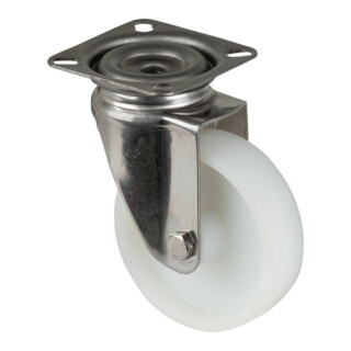 BS Rollen Lenkrolle G100.A90 Platte Ø 75mm B 23mm 60kg Kunststoff