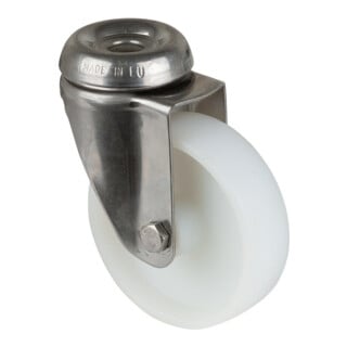 BS Rollen Lenkrolle G101.A90 Rückenloch Ø 75mm B 23mm 60kg Kunststoff