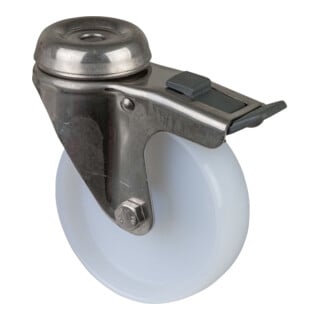 BS Rollen Lenkrolle G121.A90 Totalfeststeller Ø 100 mm Kunststoffrad