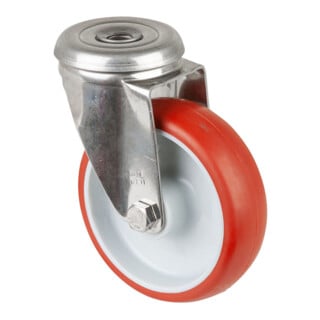 BS Rollen Lenkrolle H101.B26 Ø 100mm Edelstahl 130kg