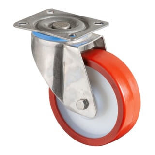 BS Rollen Lenkrolle HS120.B28 Totalfeststeller Ø 125 B 45mm