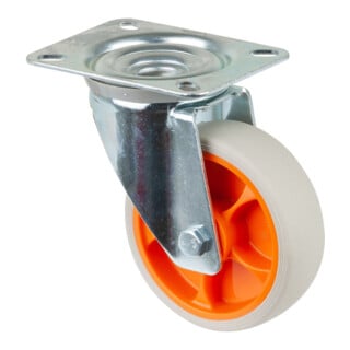 BS Rollen Lenkrolle L400.B44.02 Rad Ø 100mm 110kg Stahl verzinkt