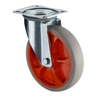BS Rollen Lenkrolle L400.B44.02 Rad Ø 220mm 220kg Stahl verzinkt