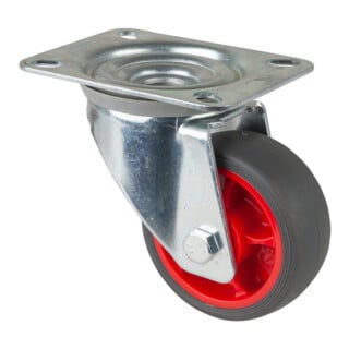 BS Rollen Lenkrolle L400.B44.03 Rad Ø 80mm 100kg Stahl verzinkt