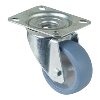 BS Rollen Lenkrolle L400.B44.05 Rad Ø 80mm 100kg Stahl verzinkt