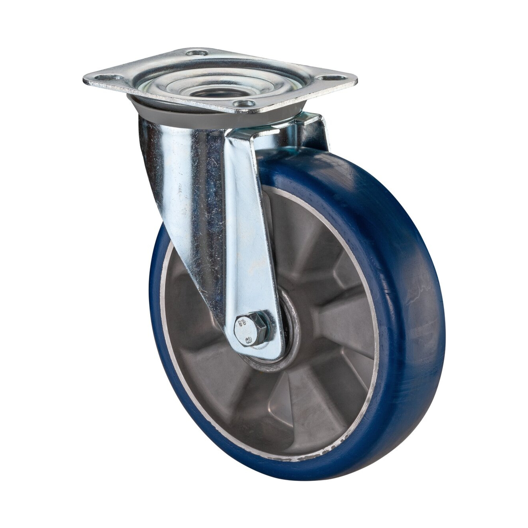 BS Rollen Lenkrolle L400.B92 Rad Ø 200mm 300kg, Stahl verzinkt