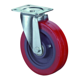 BS Rollen Lenkrolle L400.C11 Rad Ø 150mm 300kg Stahl verzinkt