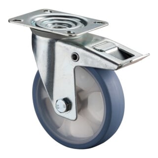 BS Rollen Lenkrolle L420.B44.05 Rad Ø 200mm 200kg Stahl verzinkt