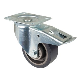 BS Rollen Lenkrolle LSS400.C11 Rad Ø 125mm 300kg Stahl verzinkt