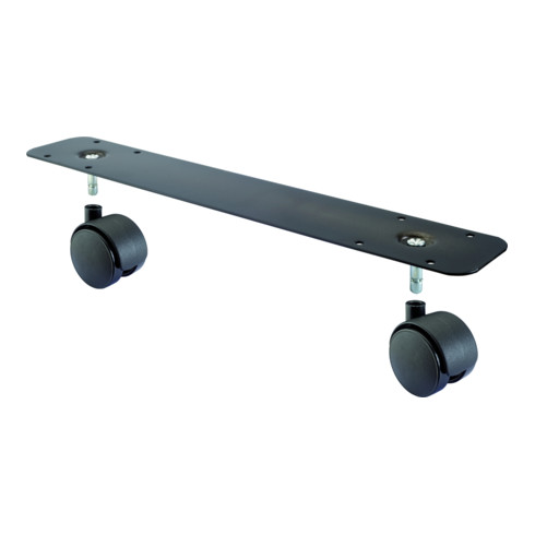 BS Rollen Möbel-Containerplatte 6 zum Anschrauben schwarzgrün