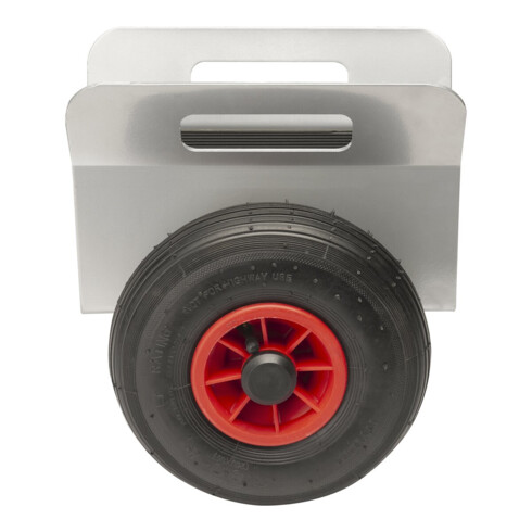 BS Rollen Plattenklemmwagen 3L Rad Ø 260mm Gummi, Tragk. 250kg