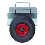 BS Rollen Plattenklemmwagen mit Luftrad Klemmbreite 0-70 mm-1