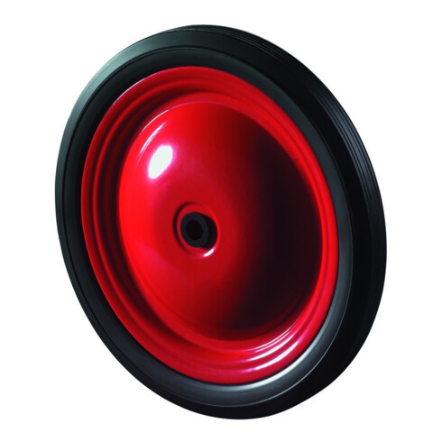 BS Rollen Roue à disque en acier A70 Ø roue 210mm PVC noir, Ø axe 12mm