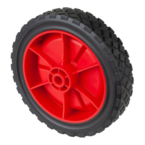 BS Rollen Roue à disque plastique A75 Ø 175 mm Noir, Axe Ø 12, 40 kg