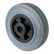 BS Rollen Roue, diamètre 125, B46 gris, axe diamètre 15, 100kg
