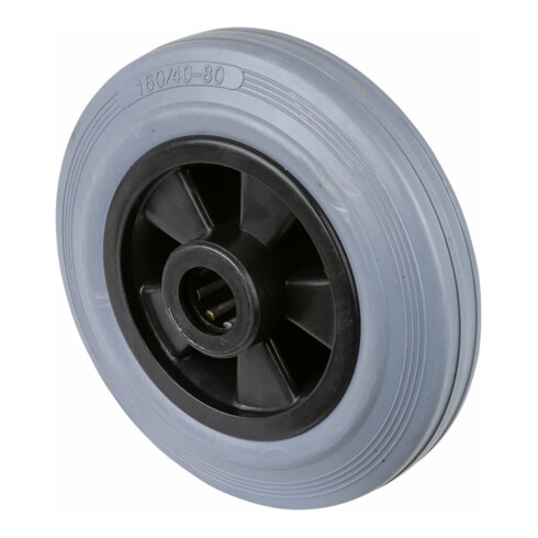 BS Rollen Roue, diamètre 160, B46 gris, axe diamètre 20, 135kg