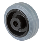 BS Rollen Roue, diamètre 80, B46 gris, axe diamètre 12, 50 kg