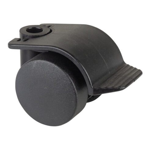 BS Rollen Roue double F87 avec bloqueur Roue Ø 35mm Plastique