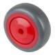 BS Rollen Roue en caoutchouc A85.F003, diamètre 50 gris, axe diamètre 6, 50kg-1