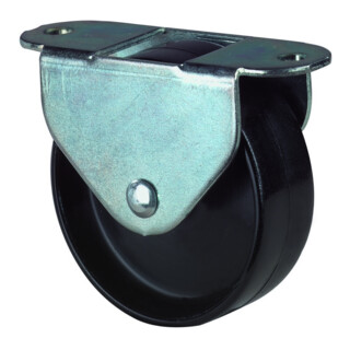 BS Rollen Roulette à châssis 32 mm E50.032 GL, roue plastique noire