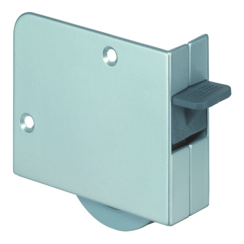 BS Rollen Roulette à châssis G92, Ø 50 mm avec frein à visser TPR, gris