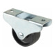 BS Rollen Roulette de caisse sans frein, roue Ø 40 mm E50, avec plaque plastique-1