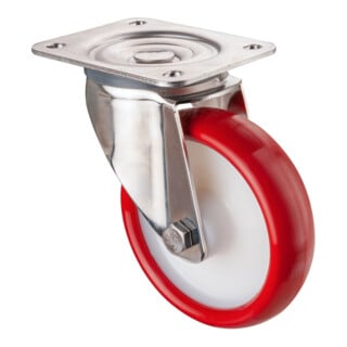 BS Rollen Roulette de transport en acier inoxydable (H100.I26.151)