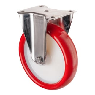 BS Rollen Roulette de transport en acier inoxydable (H110 × I26 × P201)