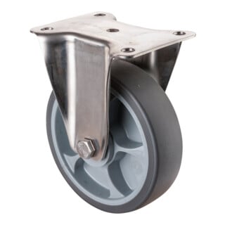 BS Rollen Roulette de transport en acier inoxydable (H110 × I43 × P160)