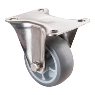 BS Rollen Roulette de transport en acier inoxydable (H110 × I43 × P81)